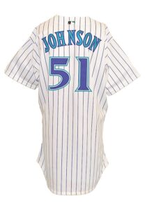 2001 Randy Johnson Arizona Diamondbacks Game-Used Home Jersey