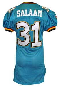 2001 Rashaan Salaam Memphis Maniax XFL Game-Used Jersey