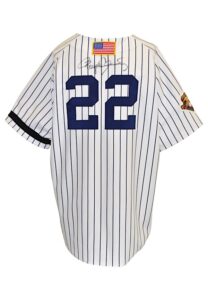 2001 Roger Clemens New York Yankees Dual-Signed Home Jersey