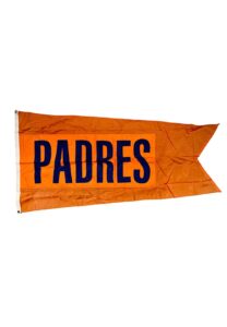 2001 San Diego Padres Flag Flown Over Wrigley Field