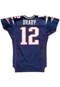 2001 Tom Brady New England Patriots Rookie Team-Issued Jersey