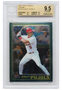 2001 Topps Traded Chrome Albert Pujols Rookie #T247