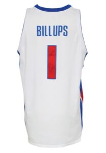 2002-03 Chauncey Billups Detroit Pistons Game-Used & Autographed Home Jersey