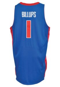 2002-03 Chauncey Billups Detroit Pistons Game-Used & Autographed Road Jersey