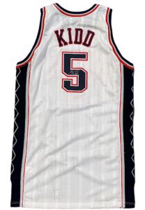 2002-03 Jason Kidd New Jersey Nets Game-Used & Autographed Jersey