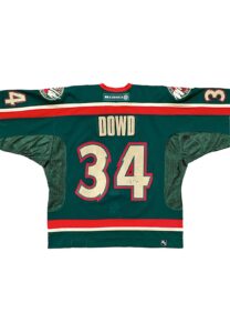 2002-03 Jim Dowd Minnesota Wild Game-Used & Signed Jersey