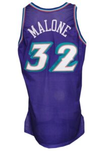 2002-03 Karl Malone Utah Jazz Game-Used Road Jersey