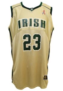 2002-03 LeBron James St. Vincent-St. Mary Game-Used Road & Home Jerseys