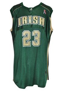 2002-03 LeBron James St. Vincent-St. Mary Game-Used Road Uniform