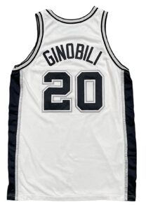 2002-03 Manu Ginobili San Antonio Spurs Game-Used Jersey