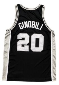 2002-03 Manu Ginobili San Antonio Spurs Game-Used Jersey