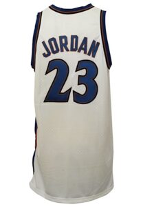 2002-03 Michael Jordan Washington Wizards Game-Used Home Jersey