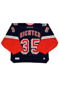 2002-03 Mike Richter NY Rangers Game-Used Liberty Jersey