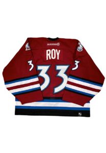 2002-03 Patrick Roy Colorado Avalanche Game-Used Alternate Jersey