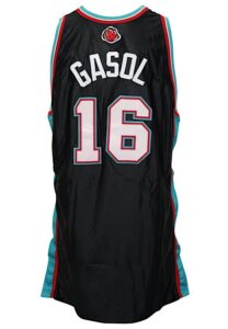 2002-03 Pau Gasol Memphis Grizzlies Game-Used Road Jersey