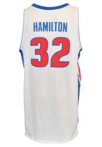 2002-03 Richard “Rip” Hamilton Detroit Pistons Game-Used Home Jersey