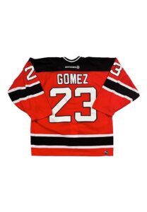 2002-03 Scott Gomez NJ Devils Stanley Cup Playoffs Game-Used Jersey