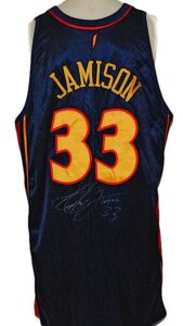 2002-2003 Antawn Jamison Golden State Warriors Game-Used & Auto’d Road Jersey (JSA)