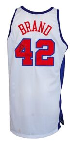 2002-2003 Elton Brand LA Clippers Game-Used & Autographed Home Jersey