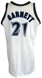 2002-2003 Kevin Garnett Minnesota Timberwolves Game-Used Home Uniform