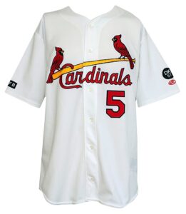 2002 Albert Pujols St. Louis Cardinals Game-Used Home Jersey