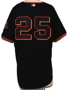 2002 Barry Bonds San Francisco Giants Game-Used Friday Night Special Home Jersey