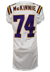 2002 Bryant McKinnie Minnesota Vikings Game-Issued Road Jersey