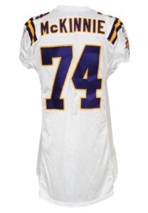 2002 Bryant McKinnie Minnesota Vikings Game-Issued Road Jersey