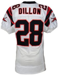 2002 Corey Dillon Cincinnati Bengals Game-Used Road Jersey