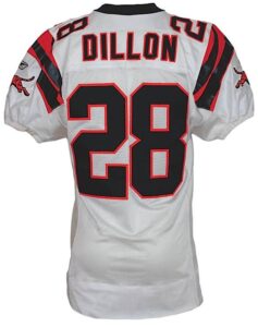 2002 Corey Dillon Cincinnati Bengals Game-Used Road Jersey