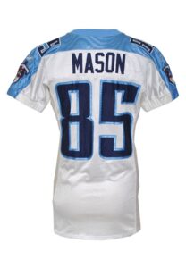 2002 Derrick Mason Tennessee Titans Game-Used Road Jersey