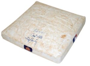 2002 Division Series Autographed & Game-Used Base