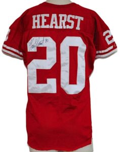 2002 Garrison Hearst SF 49ers Game-Used & Autographed Home Jersey