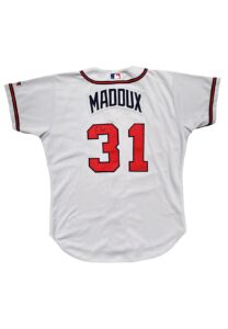 2002 Greg Maddux Atlanta Braves Game-Used & Signed Road Jersey