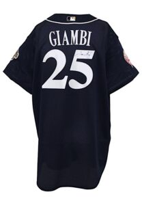 2002 Jason Giambi New York Yankees All-Star Weekend Worn & Autographed Jersey