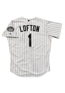 2002 Kenny Lofton Chicago White Sox Game-Used & Signed Home Jersey