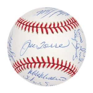 2002 New York Yankees Team Signed Baseball