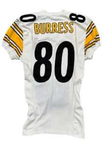 2002 Plaxico Burress Pittsburgh Steelers Game-Used Jersey