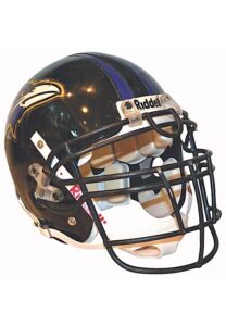 2002 Ray Lewis Baltimore Ravens Game-Used Helmet