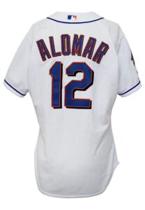 2002 Roberto Alomar New York Mets Game-Used Home Jersey