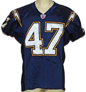 2002 Ryan McNeil San Diego Chargers Game-Used Home Jersey