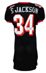 2002 Steven Jackson Oregon State Beavers Game-Used & Autographed Home Uniform