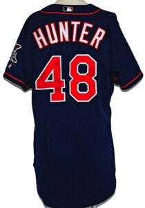 2002 Torii Hunter Minnesota Twins Game-Used Home Alternate Jersey