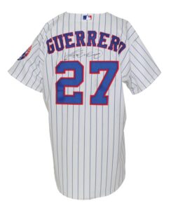 2002 Vladimir Guerrero Montreal Expos Game-Used & Autographed Home Jersey