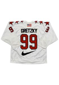 2002 Wayne Gretzky Microsoft Hockey Challenge Charity Event Coach-Worn Jersey