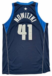 2003-04 Dirk Nowitzki Dallas Mavericks NBA Playoffs Game-Used Jersey