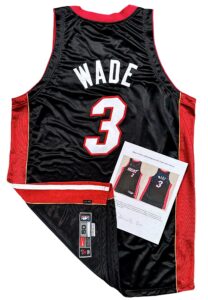 2003-04 Dwyane Wade Miami Heat Rookie Game-Used Jersey