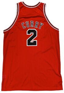 2003-04 Eddy Curry Chicago Bulls Game-Used & Signed Jersey