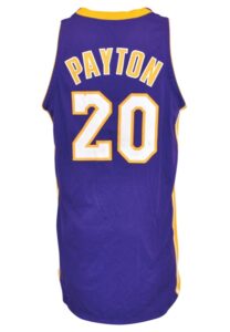 2003-04 Gary Payton Los Angeles Lakers Game-Used Road Jersey 