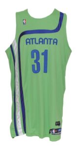 2003-04 Jason Terry Atlanta Hawks (1970-71) Throwback Game-Used Jersey